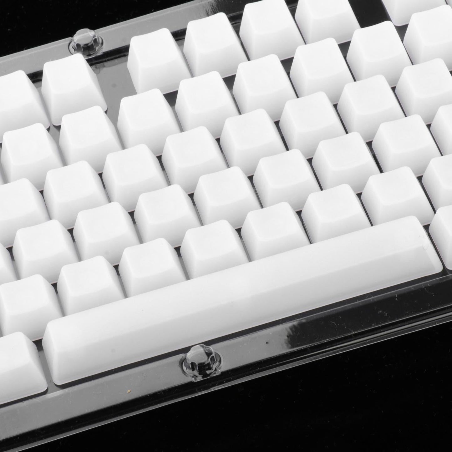 DIY Fully Transparent Keycaps Mechanical ABS for CHERRY MX/Clone Switches Milky