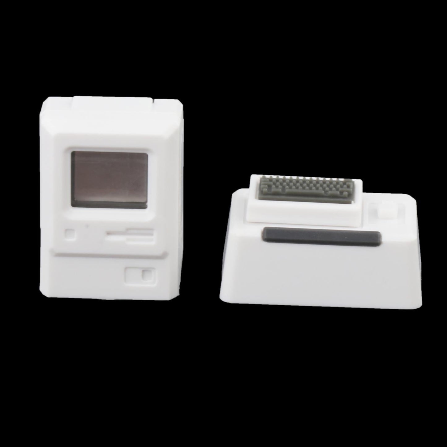 Classic Retro Computer Keycaps w/Magnetic Keyboard 5 Translucent Cards DIY