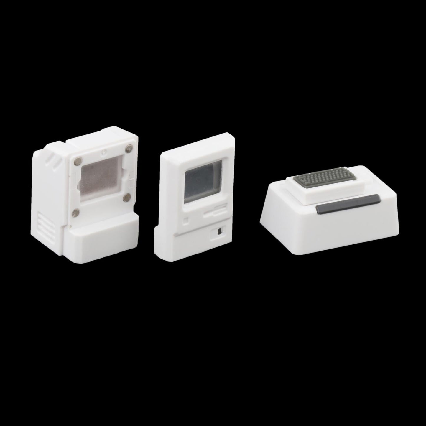 Classic Retro Computer Keycaps w/Magnetic Keyboard 5 Translucent Cards DIY