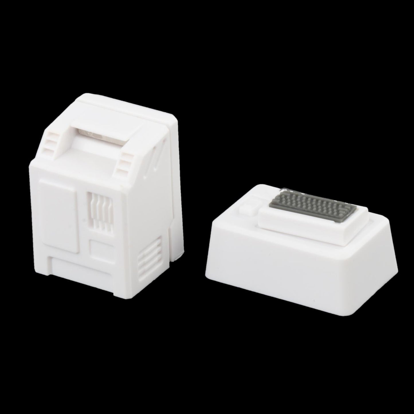 Classic Retro Computer Keycaps w/Magnetic Keyboard 5 Translucent Cards DIY