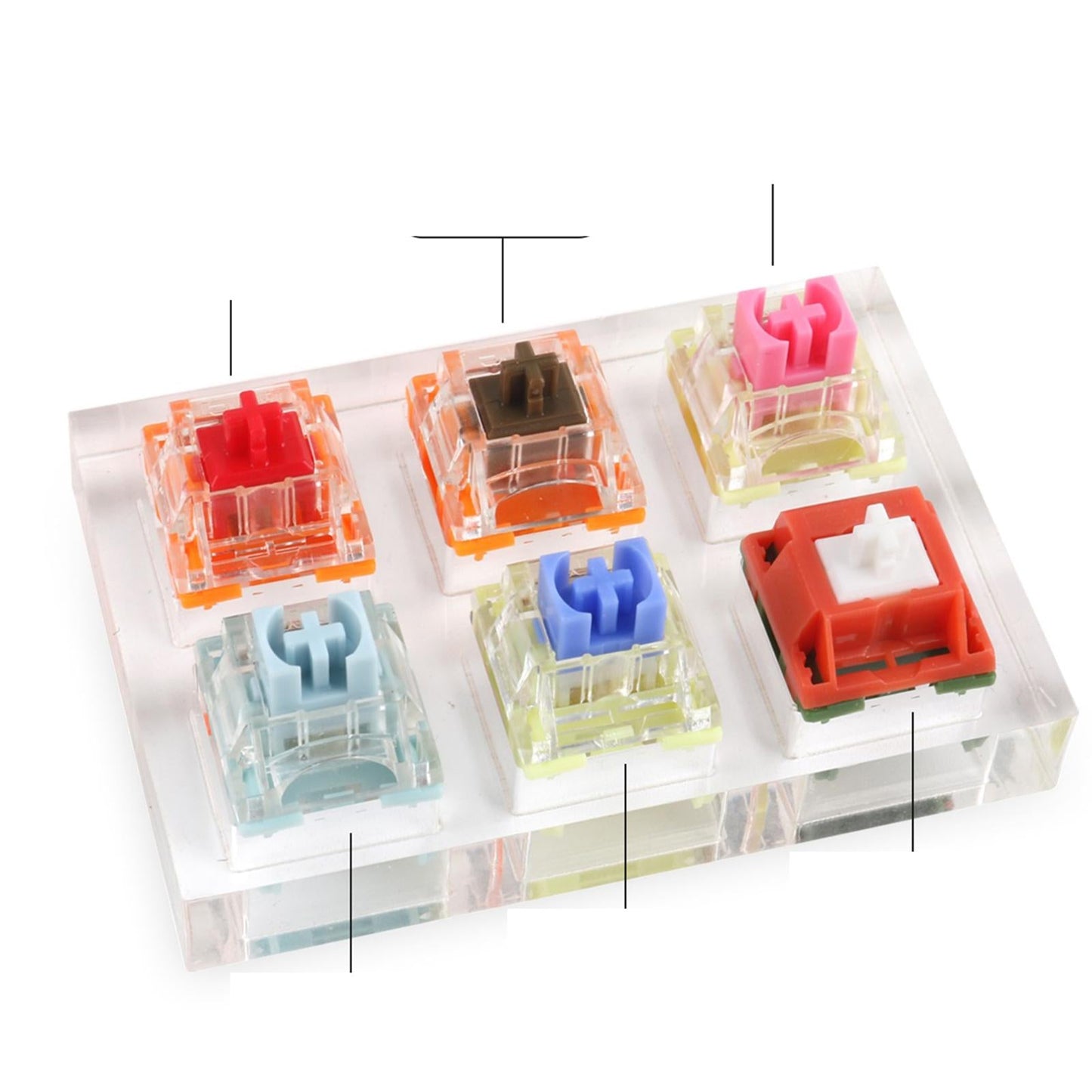 DIY TTC Switch Tester for Cherry MX Mechanical Keyboard Accessories 6 keys