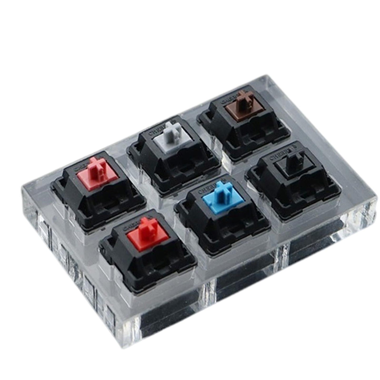 Customized DIY Testingclear Keycaps Mechanical Keyboard for Cherry 6 keys
