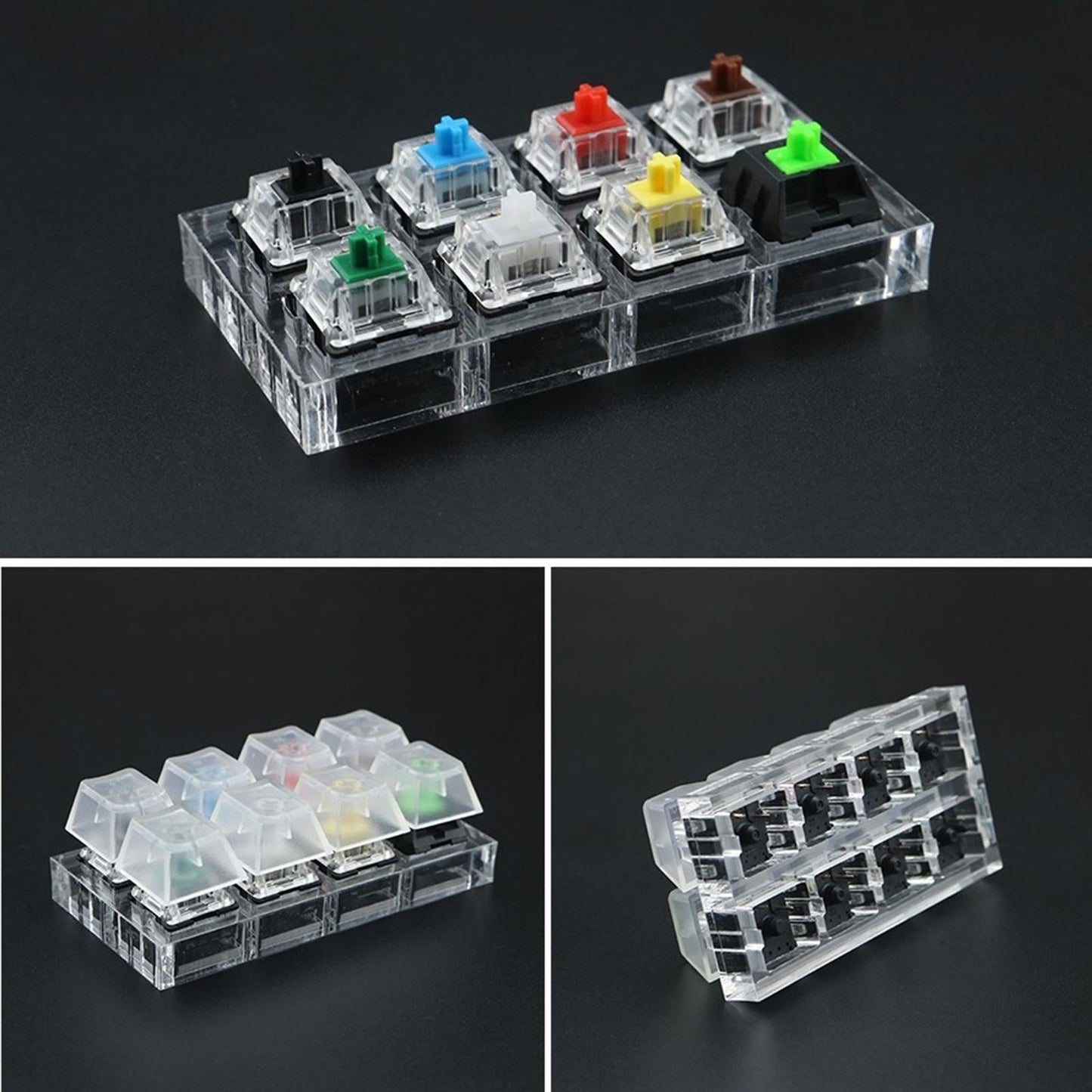 Customized DIY Testingclear Keycaps Mechanical Keyboard 8keys