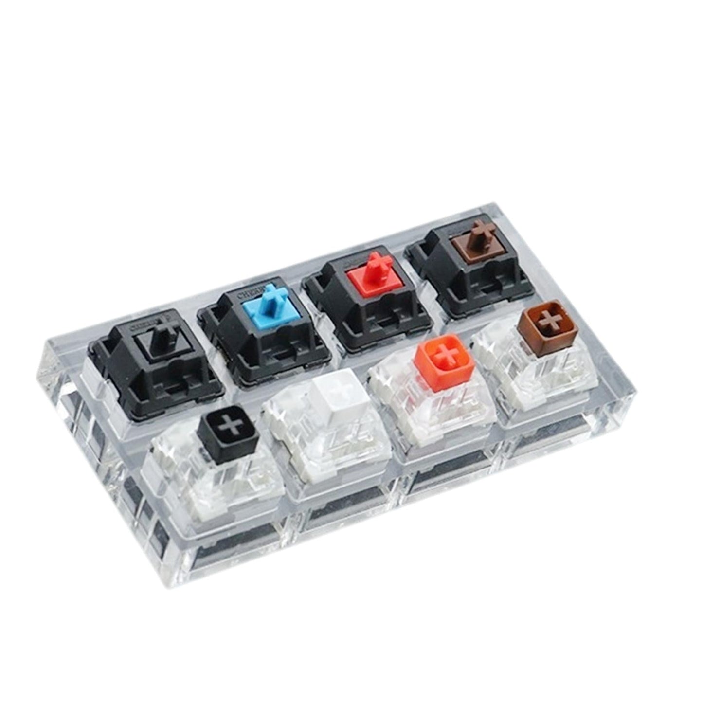 Customized DIY Testingclear Keycaps Mechanical Keyboard Cherry+Kailh 8 keys