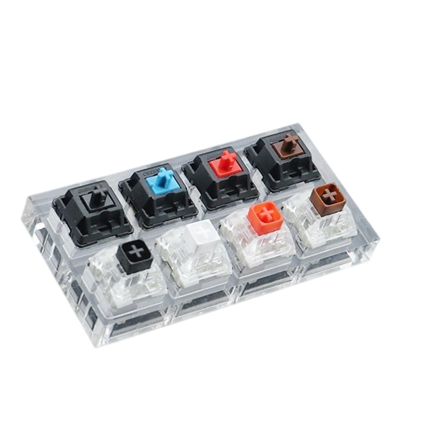 Customized DIY Testingclear Keycaps Mechanical Keyboard Cherry+Kailh 8 keys