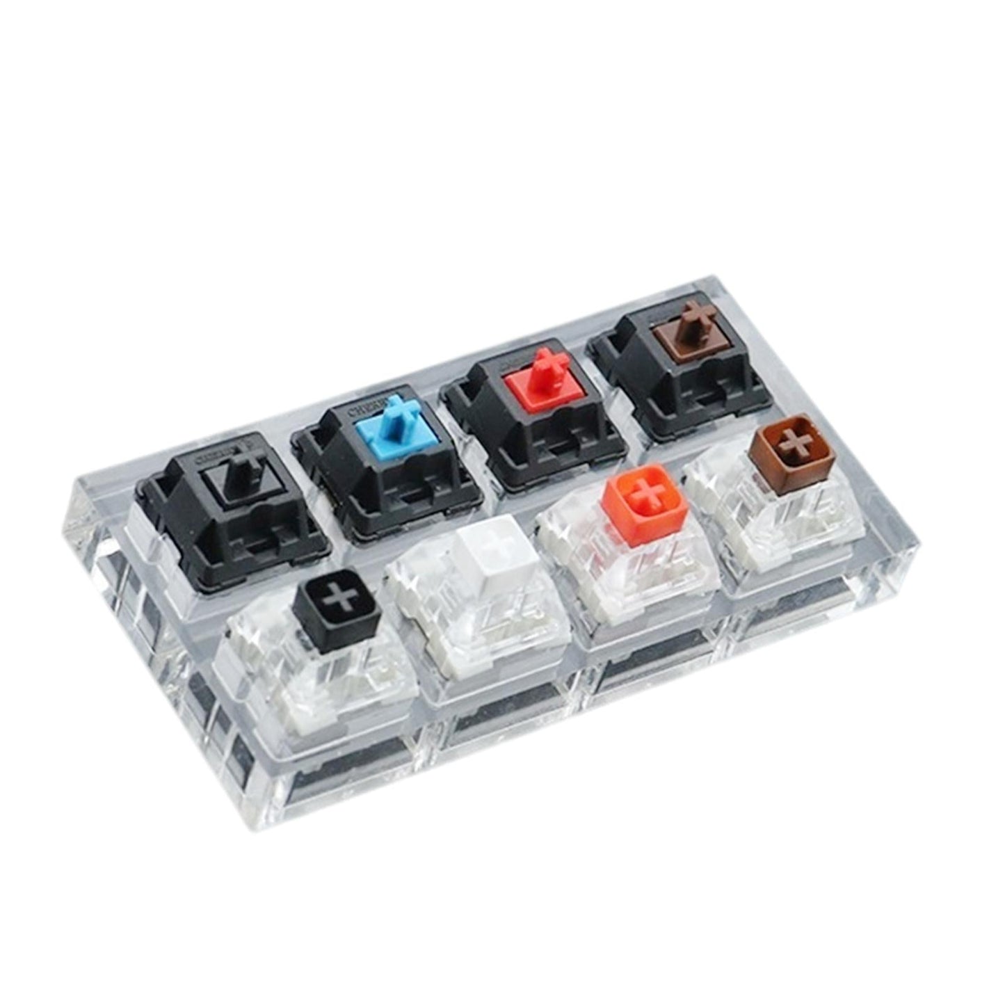 Customized DIY Testingclear Keycaps Mechanical Keyboard Cherry+Kailh 8 keys