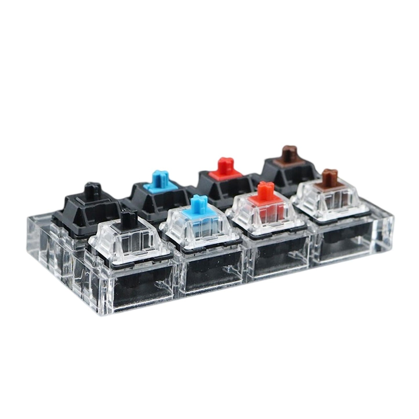 Customized DIY Testingclear Keycaps Mechanical Keyboard for Cherry+8keys