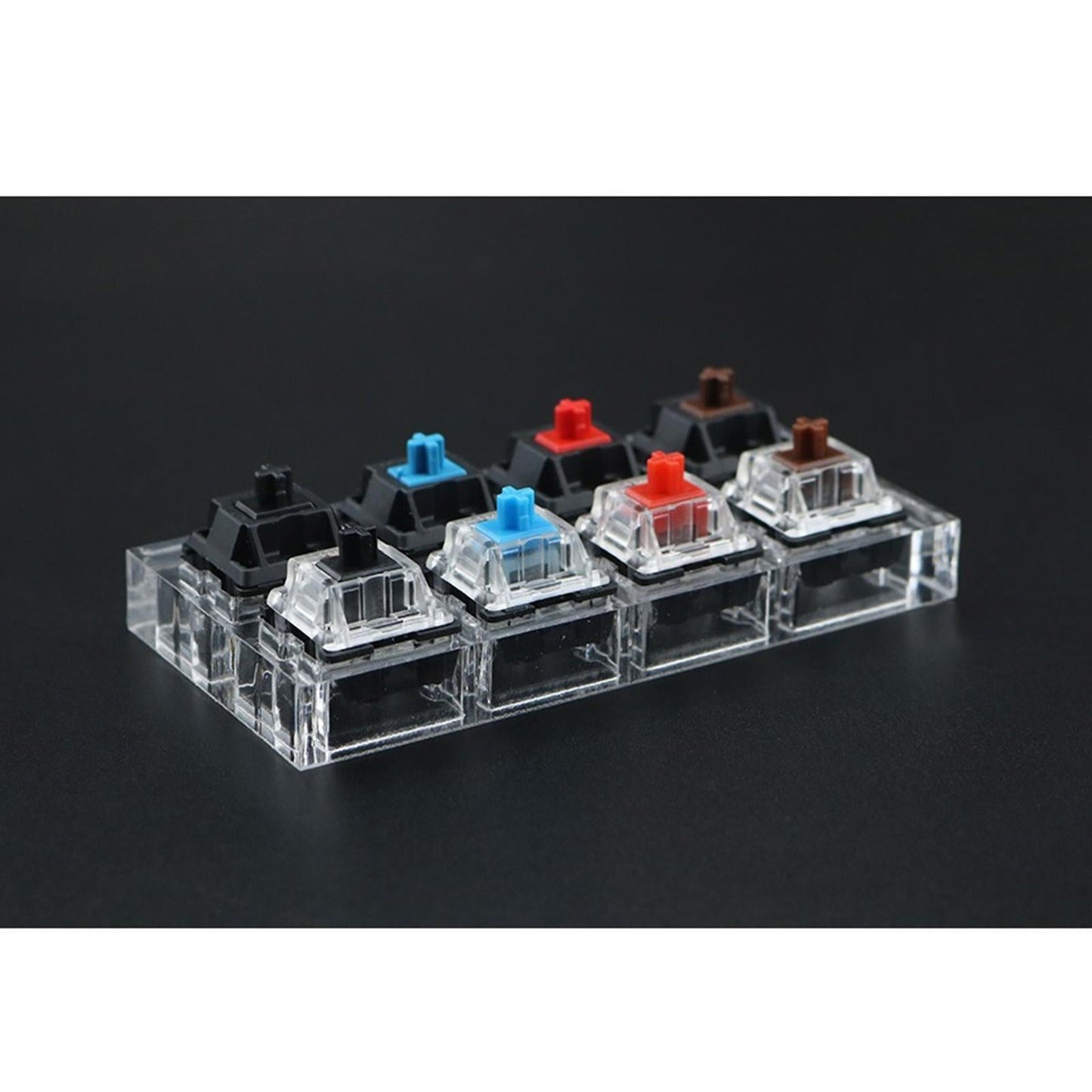 Customized DIY Testingclear Keycaps Mechanical Keyboard for Cherry+8keys