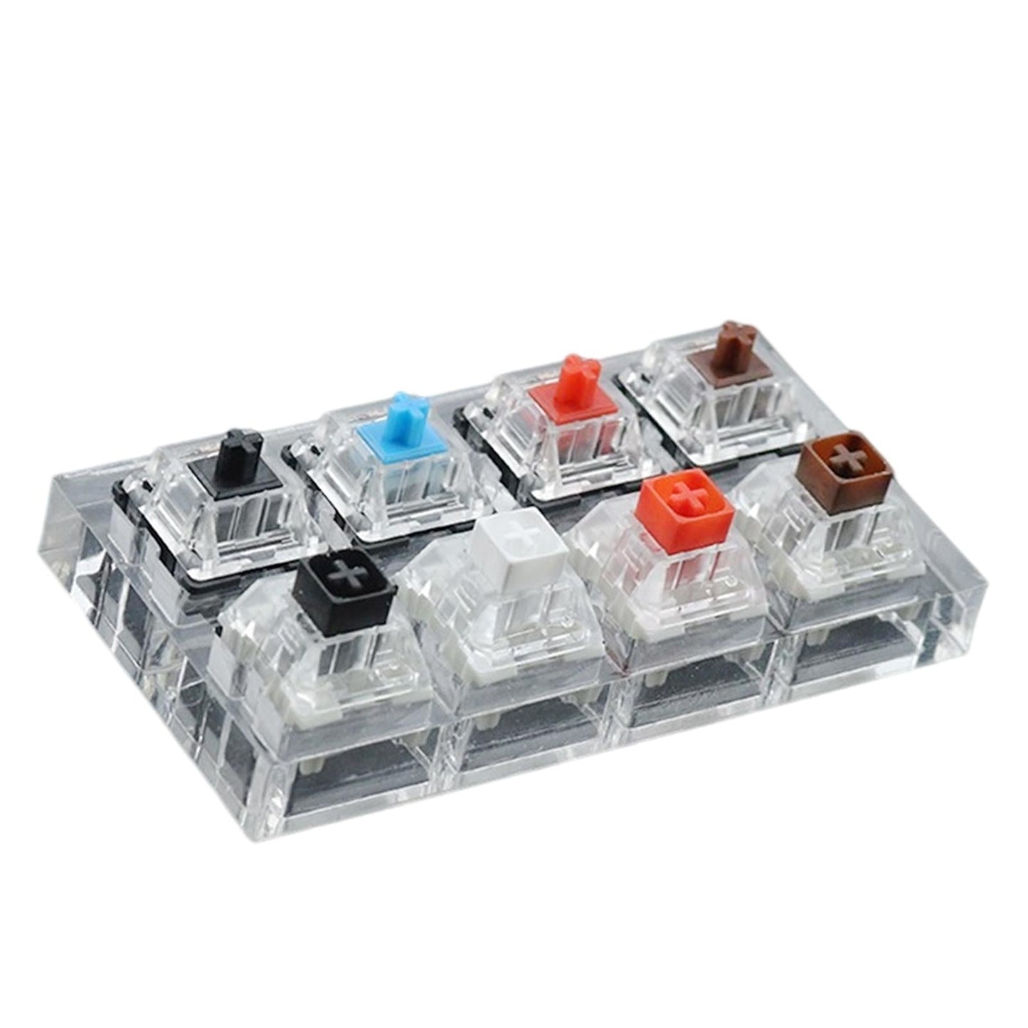 Customized DIY Testingclear Keycaps Mechanical Keyboard for Kailh 8 keys