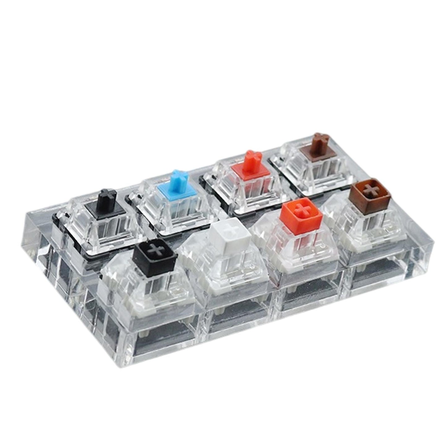 Customized DIY Testingclear Keycaps Mechanical Keyboard for Kailh 8 keys