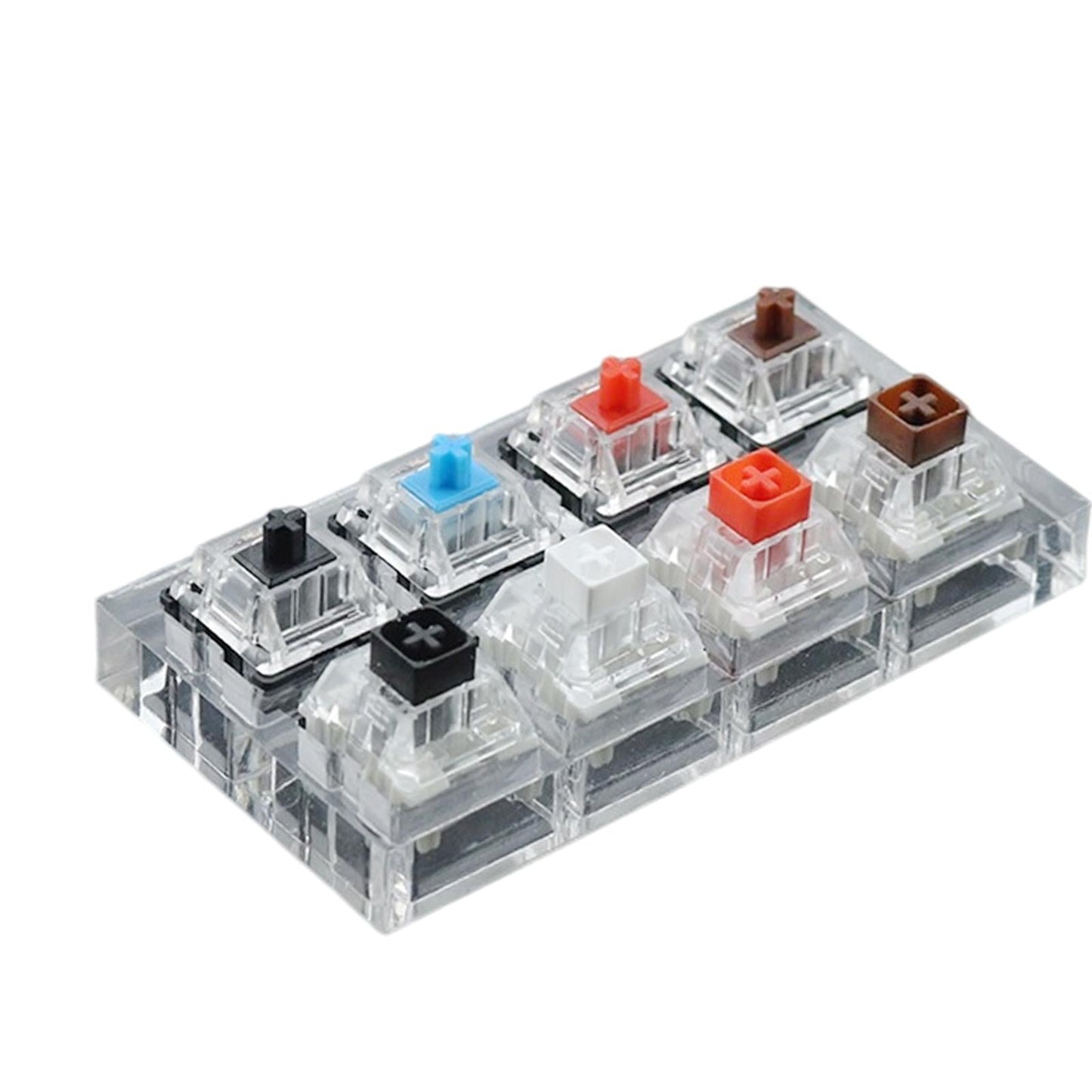 Customized DIY Testingclear Keycaps Mechanical Keyboard for Kailh 8 keys