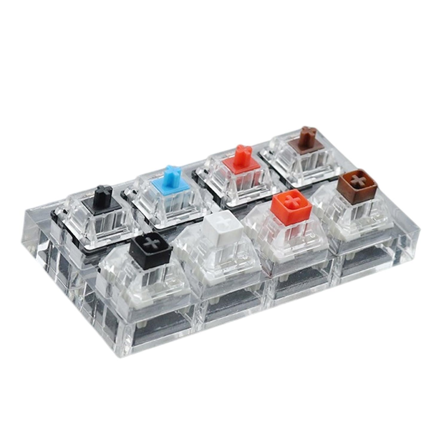 Customized DIY Testingclear Keycaps Mechanical Keyboard for Kailh 8 keys