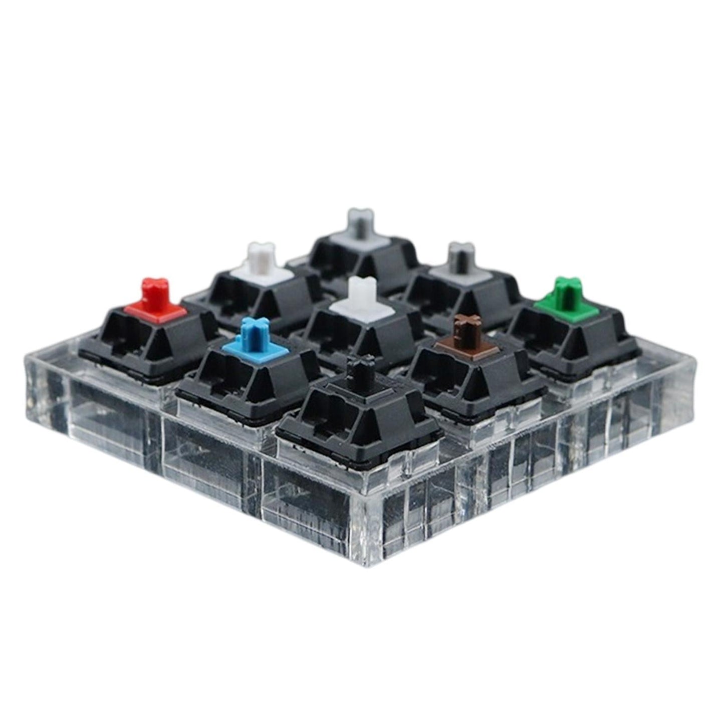 Customized DIY Testingclear Keycaps Mechanical Keyboard for Cherry 9 keys