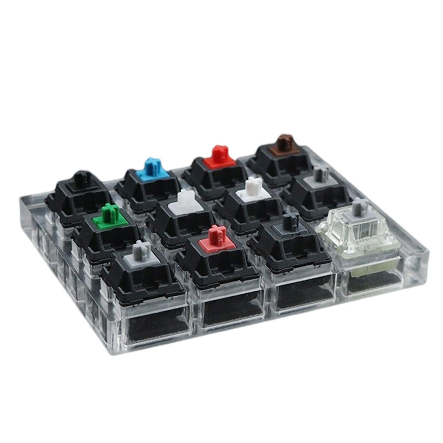 Customized DIY Testingclear Keycaps Mechanical Keyboard for Cherry 12 keys