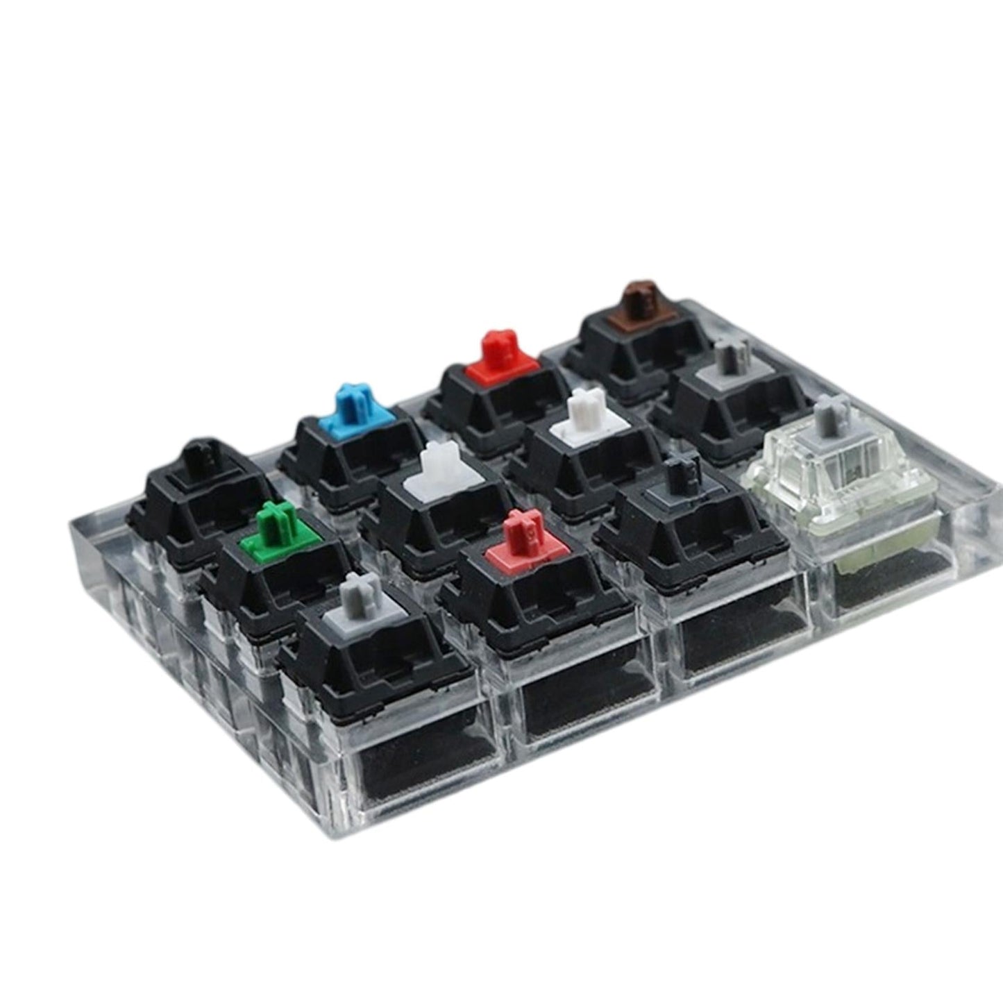Customized DIY Testingclear Keycaps Mechanical Keyboard for Cherry 12 keys