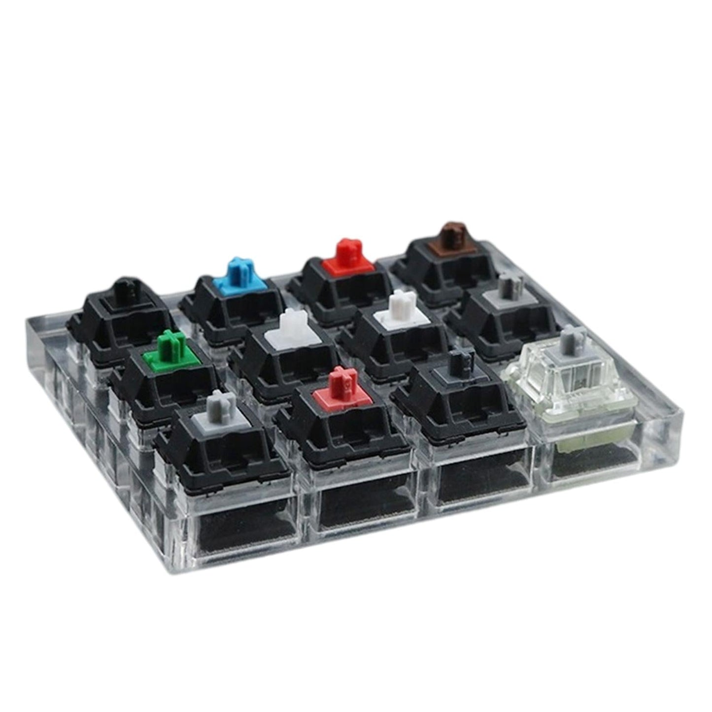 Customized DIY Testingclear Keycaps Mechanical Keyboard for Cherry 12 keys