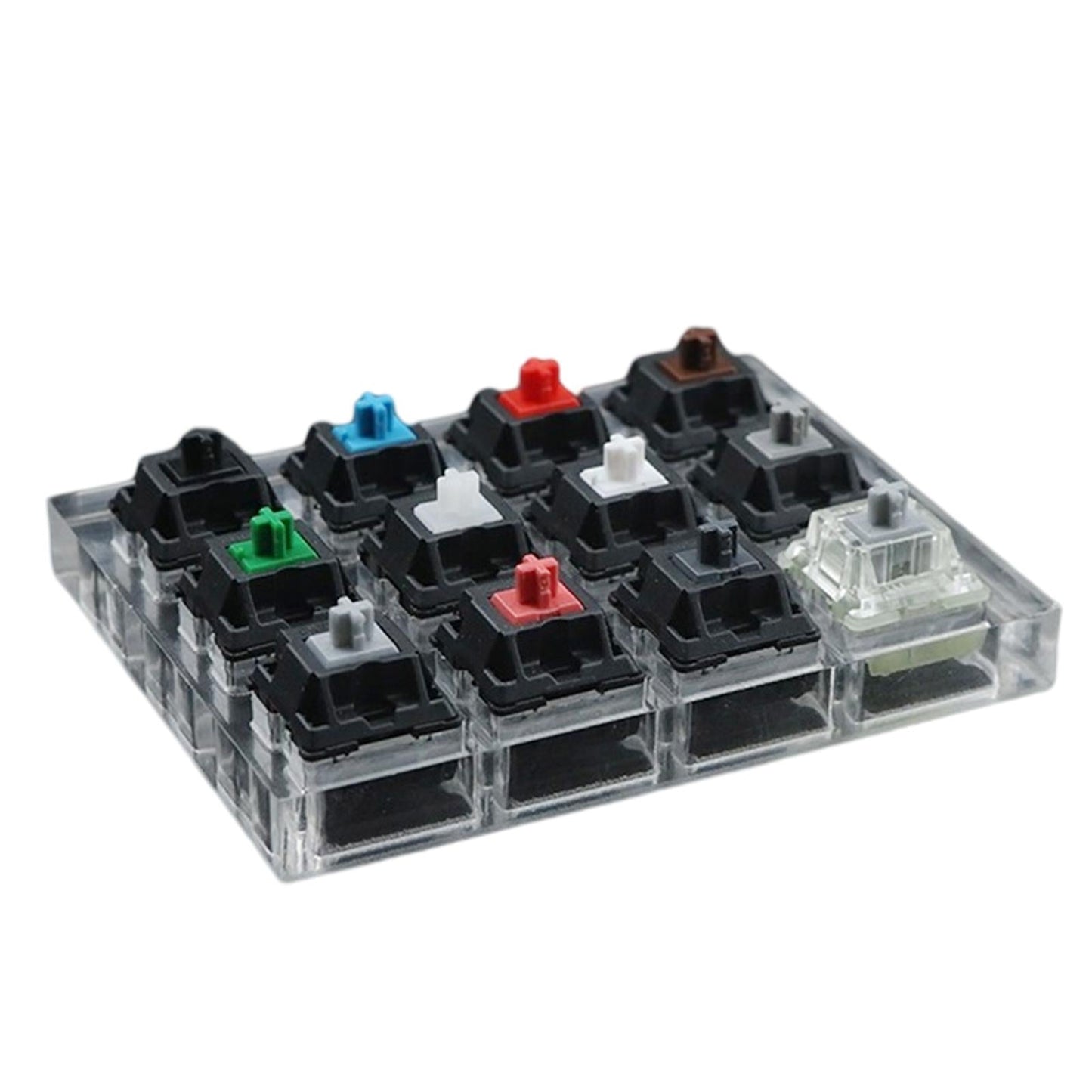 Customized DIY Testingclear Keycaps Mechanical Keyboard for Cherry 12 keys