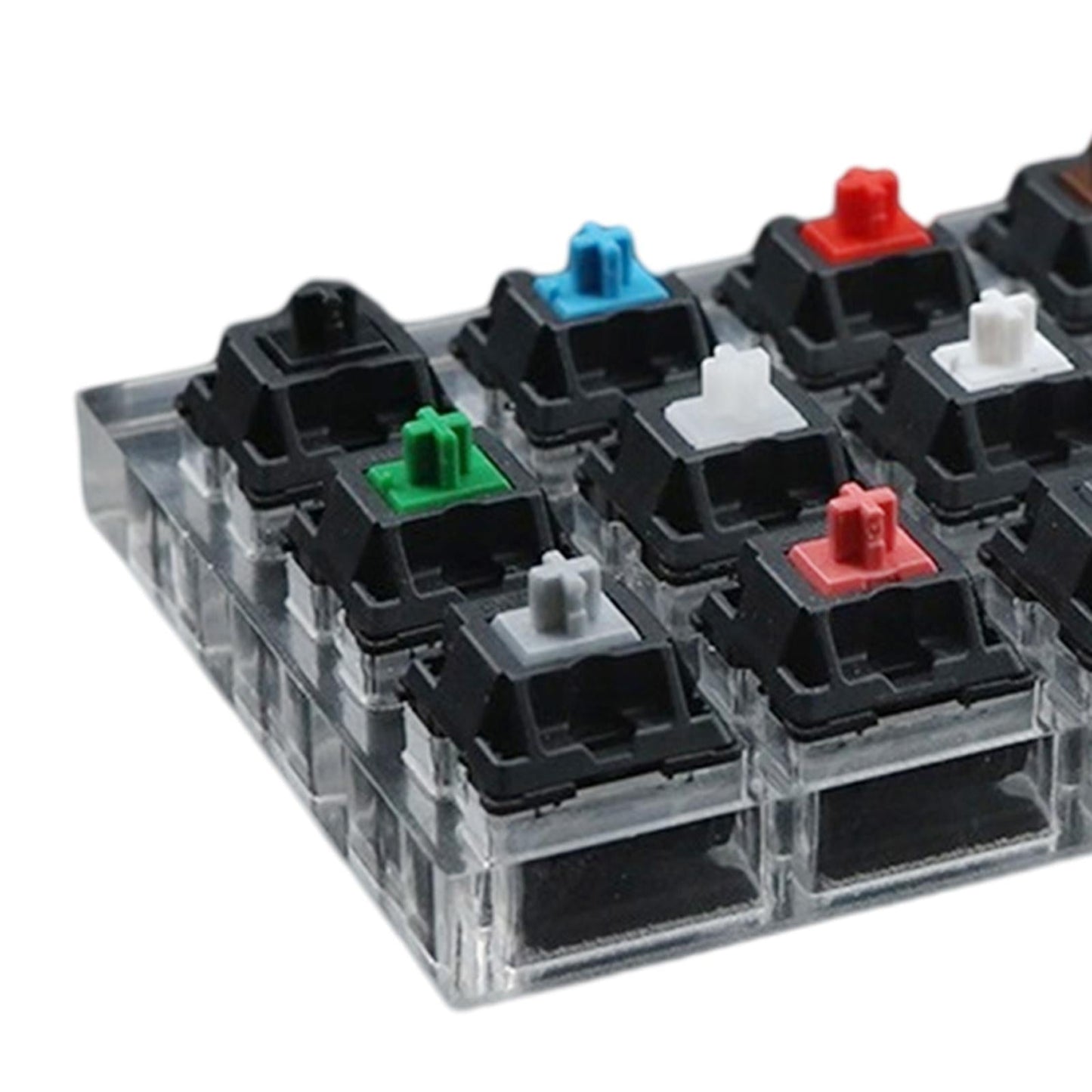 Customized DIY Testingclear Keycaps Mechanical Keyboard for Cherry 12 keys