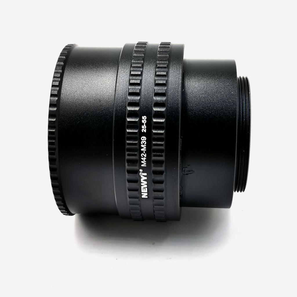 M42-M39 25-55mm Metal Macro Focus Lens Mount Adapter Professional for Camera