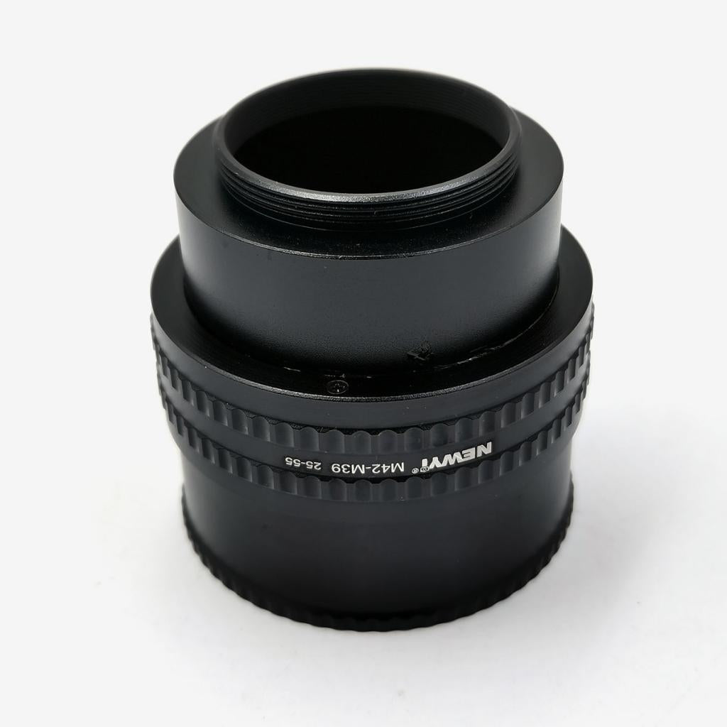M42-M39 25-55mm Metal Macro Focus Lens Mount Adapter Professional for Camera