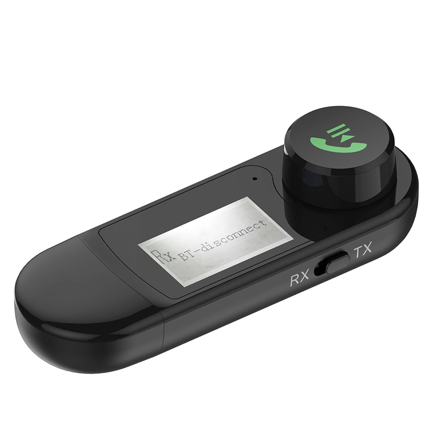 Bluetooth Transmitter Receiver USB Audio Adapter LCD Display for TV PC Car