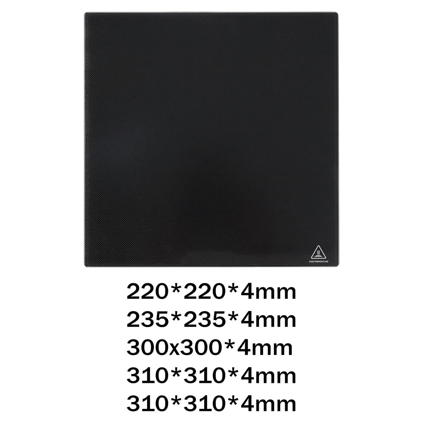 3D Printer Glass Platform Tempered Plate for A8 A6 A2 ET4 Model 220x220x4mm