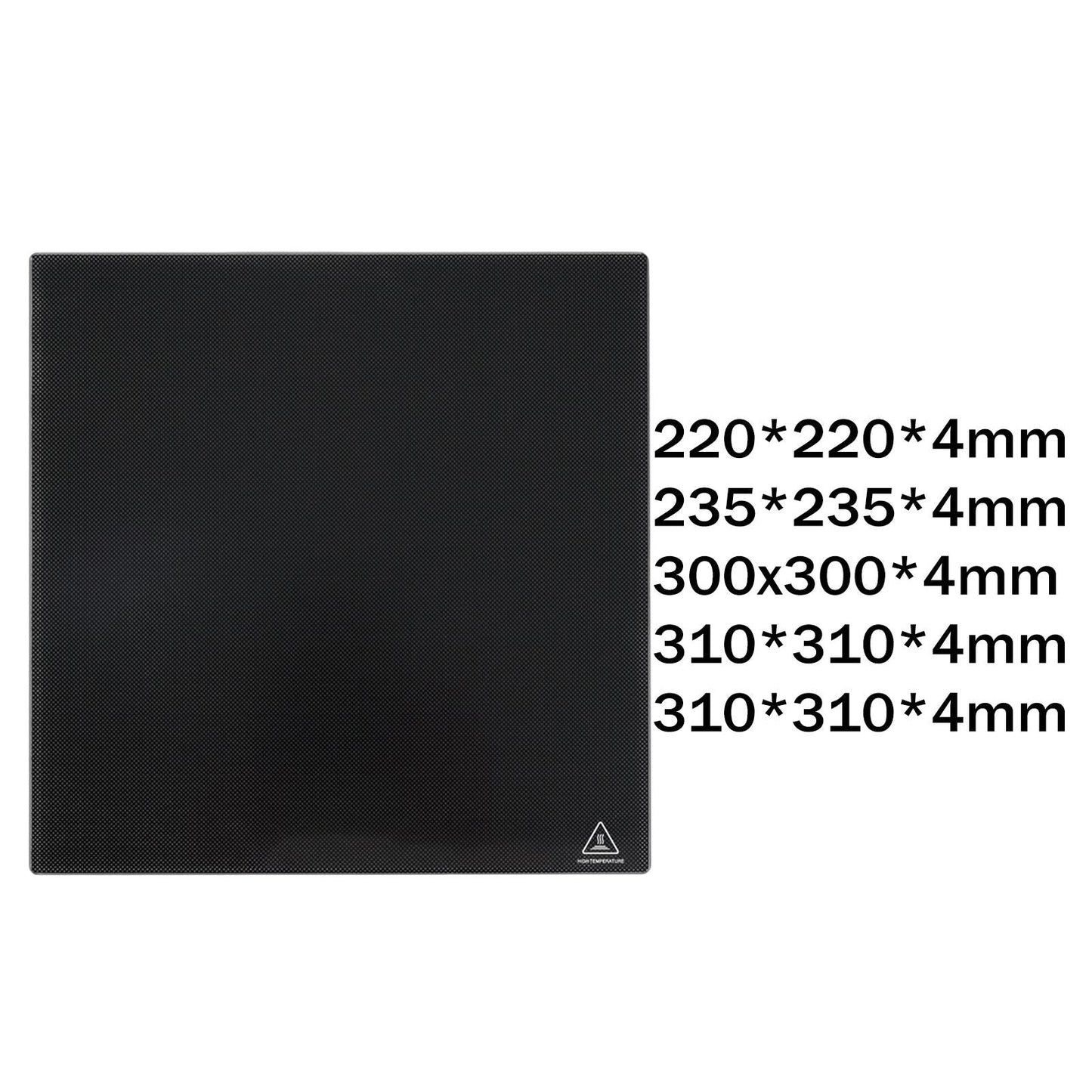 3D Printer Glass Platform Tempered Plate for A8 A6 A2 ET4 Model 220x220x4mm