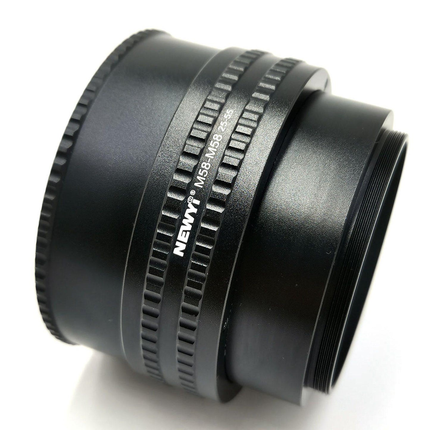 M58-M58 Focusing Helicoid Adapter Adjustable for Cameras Black 25 to 55 mm