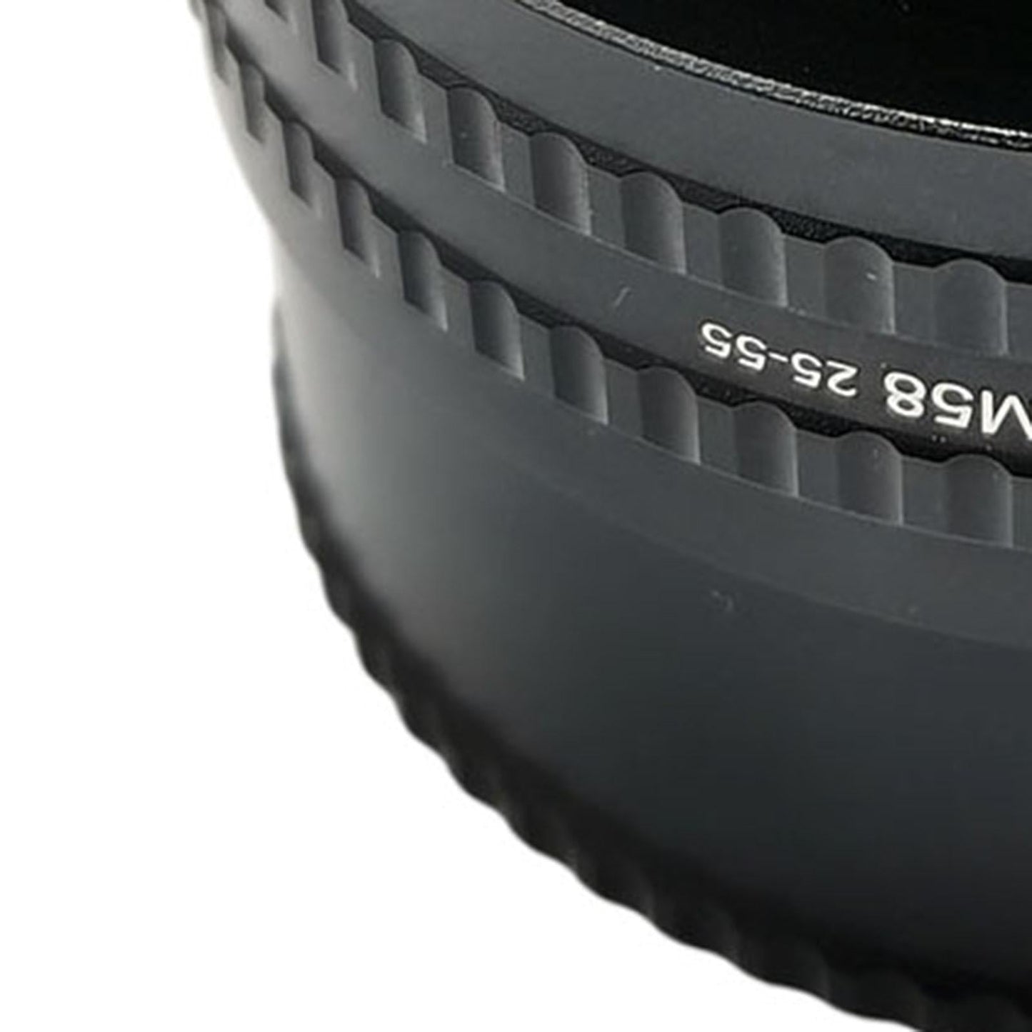 M58-M58 Focusing Helicoid Adapter Adjustable for Cameras Black 25 to 55 mm