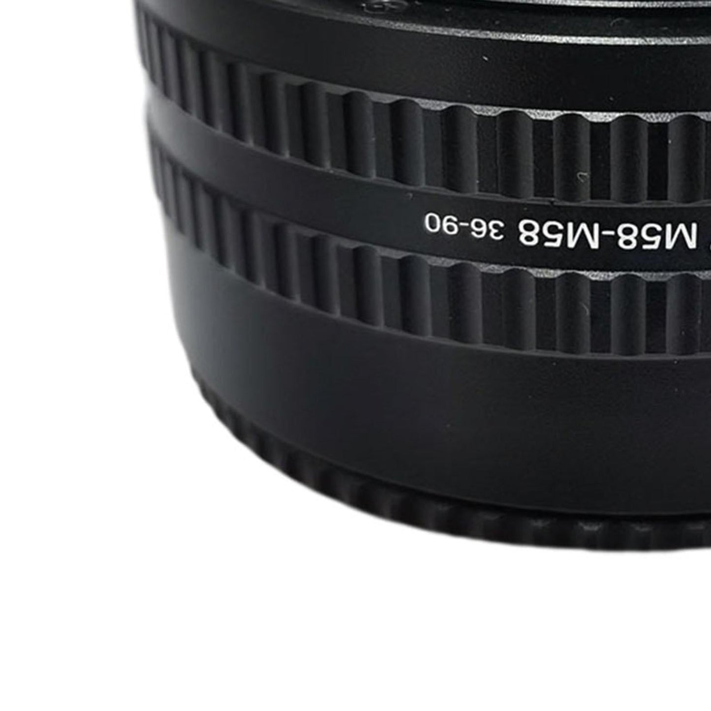 M58-M58 Focusing Helicoid Adapter Adjustable for Cameras Black 36 to 90 mm