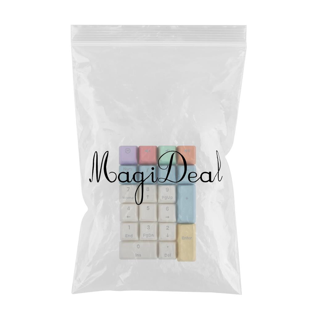 Mechanical Keyboard Numeric Keycaps Layout Dustproof Waterproof Office 21Key for OEM Colorful Blue