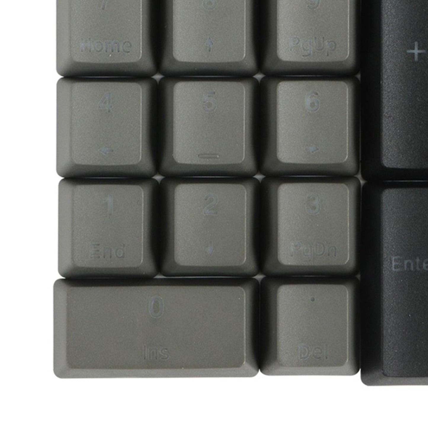 Mechanical Keyboard Numeric Keycaps Layout Dustproof Waterproof Office 21Key for OEM Gray Black