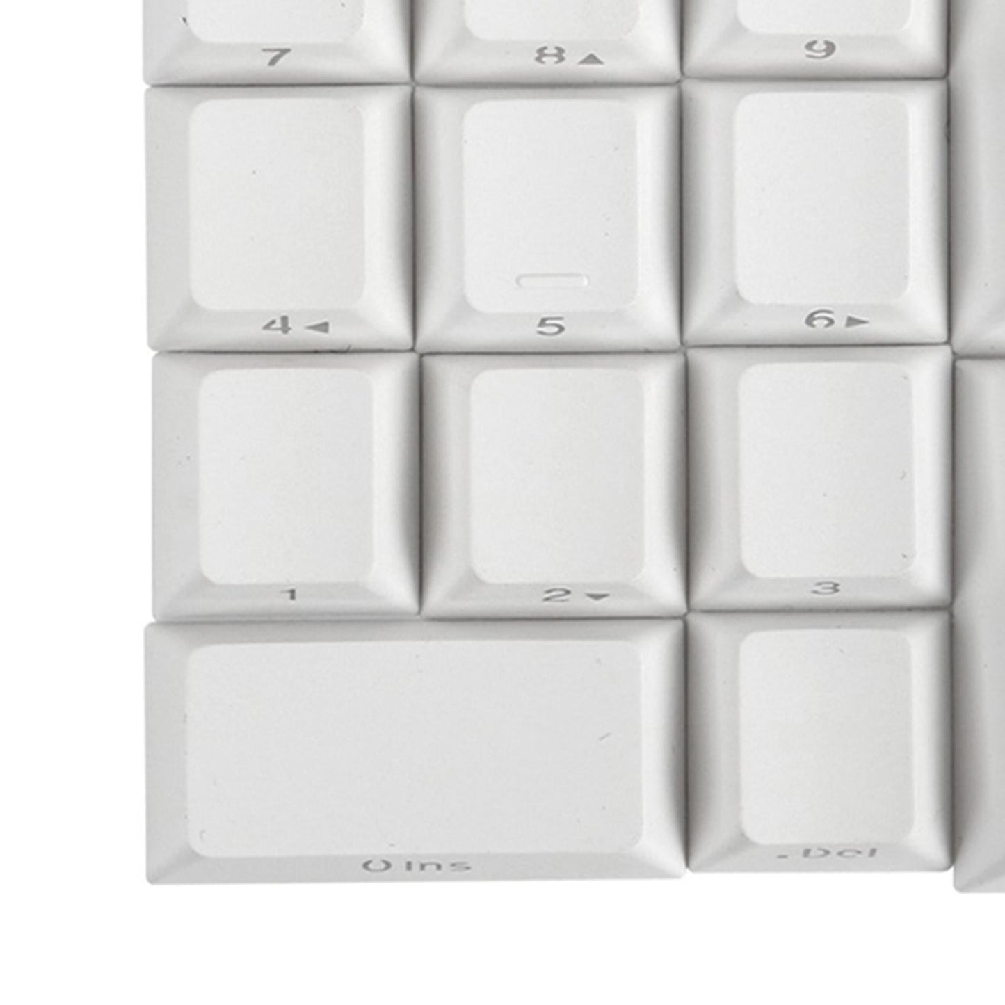 Mechanical Keyboard Numeric Keycaps Layout Dustproof Waterproof Office 21Key for Cherry White Side Font