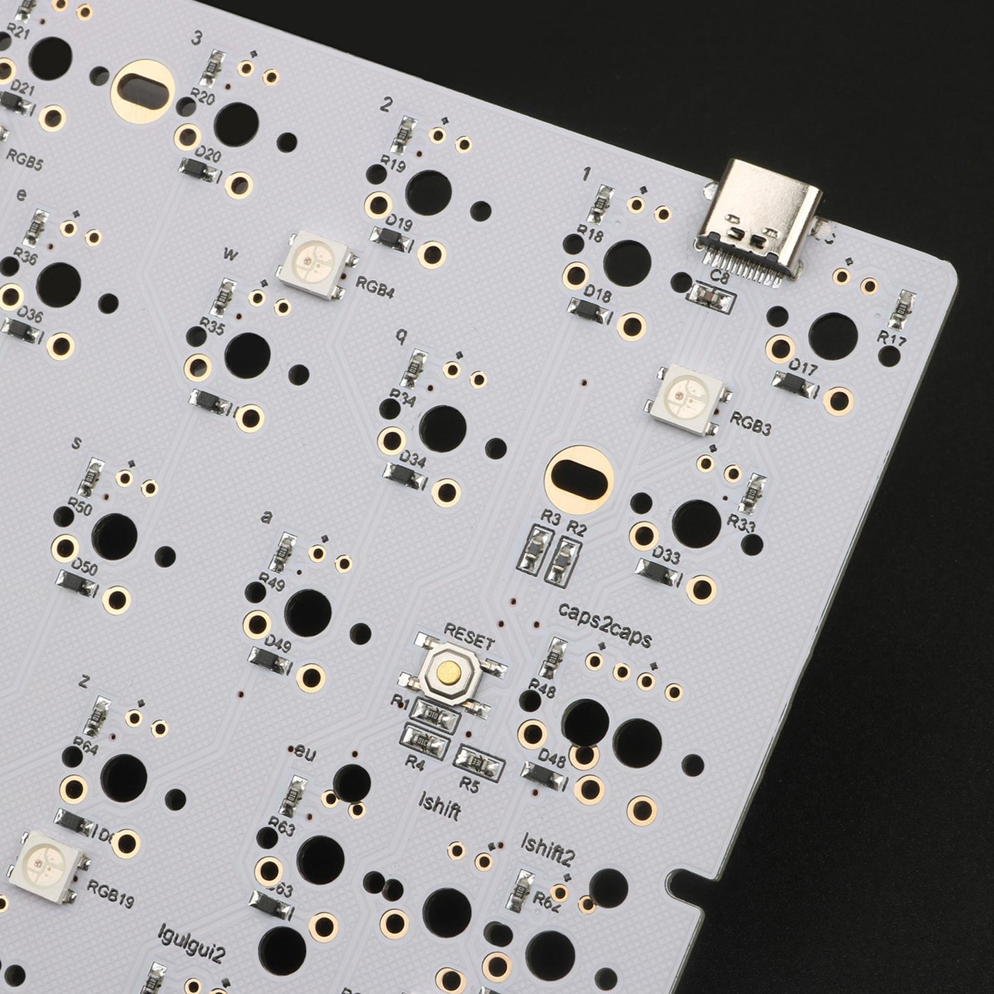 RGB PCB Circuit Board GH60 60% Type-C for XD60 64 68 CHERRY MX Switches