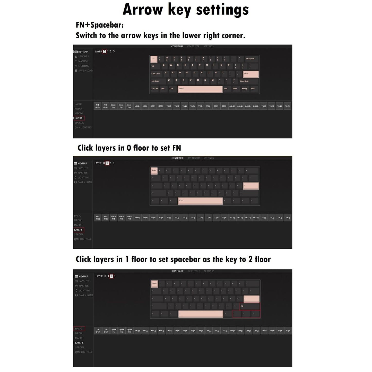 RGB PCB Circuit Board GH60 60% Type-C for XD60 64 68 CHERRY MX Switches