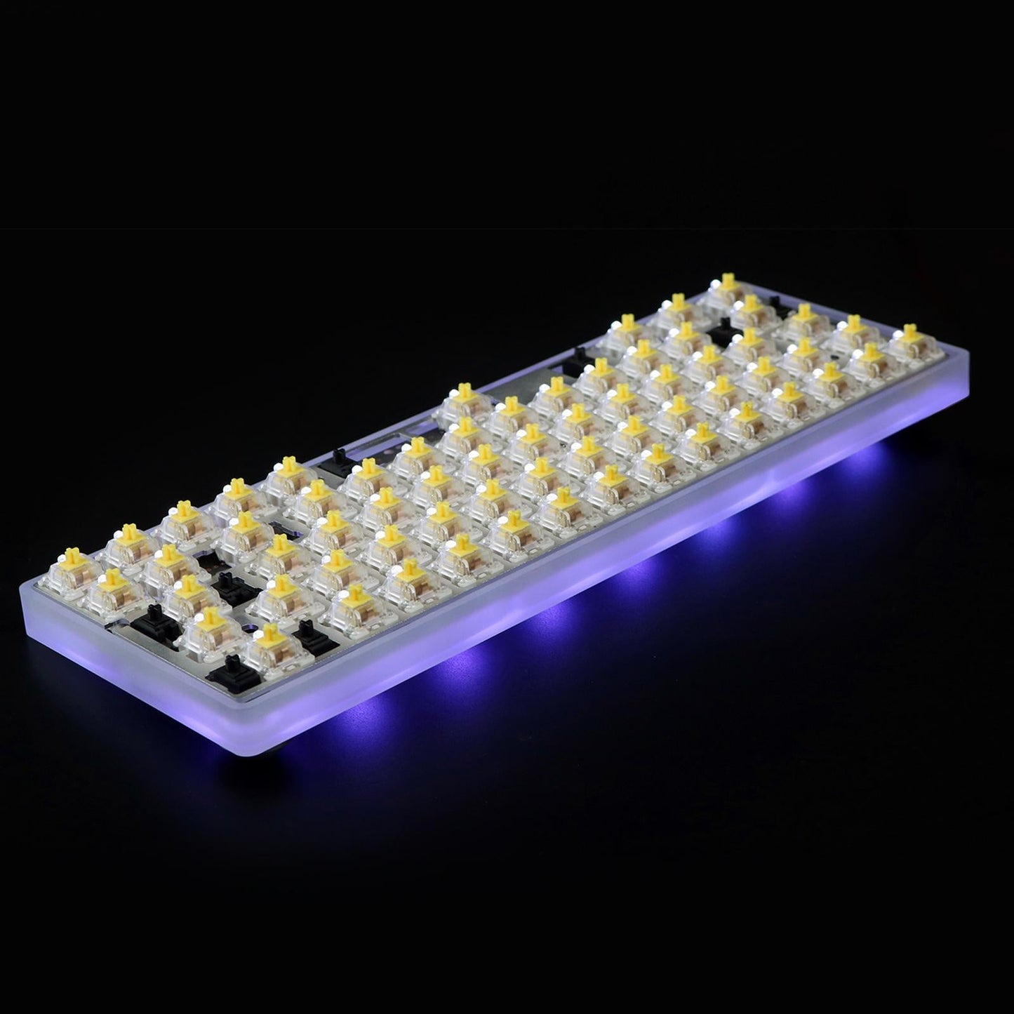 Keyboard Case Frosted Acrylic Shell for 60% DIY GH60 GK61X XS RK61