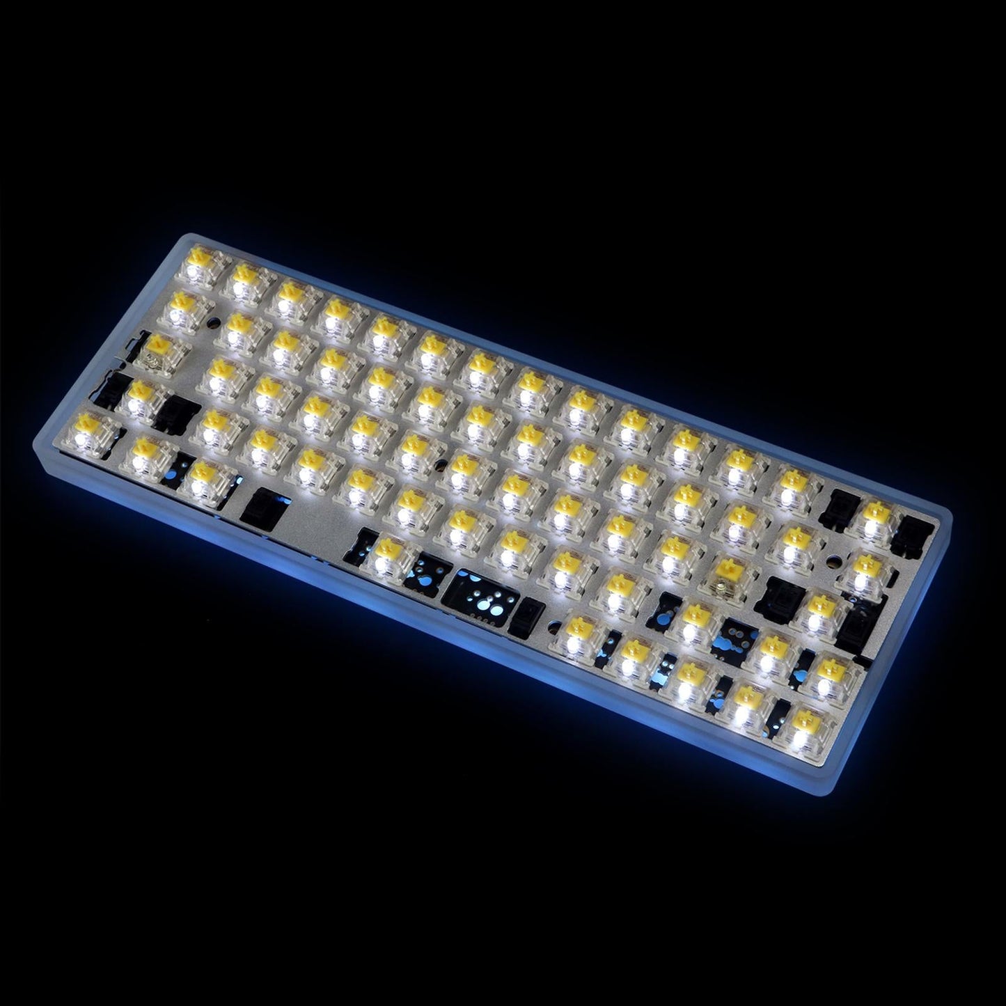 Keyboard Case Frosted Acrylic Shell for 60% DIY GH60 GK61X XS RK61