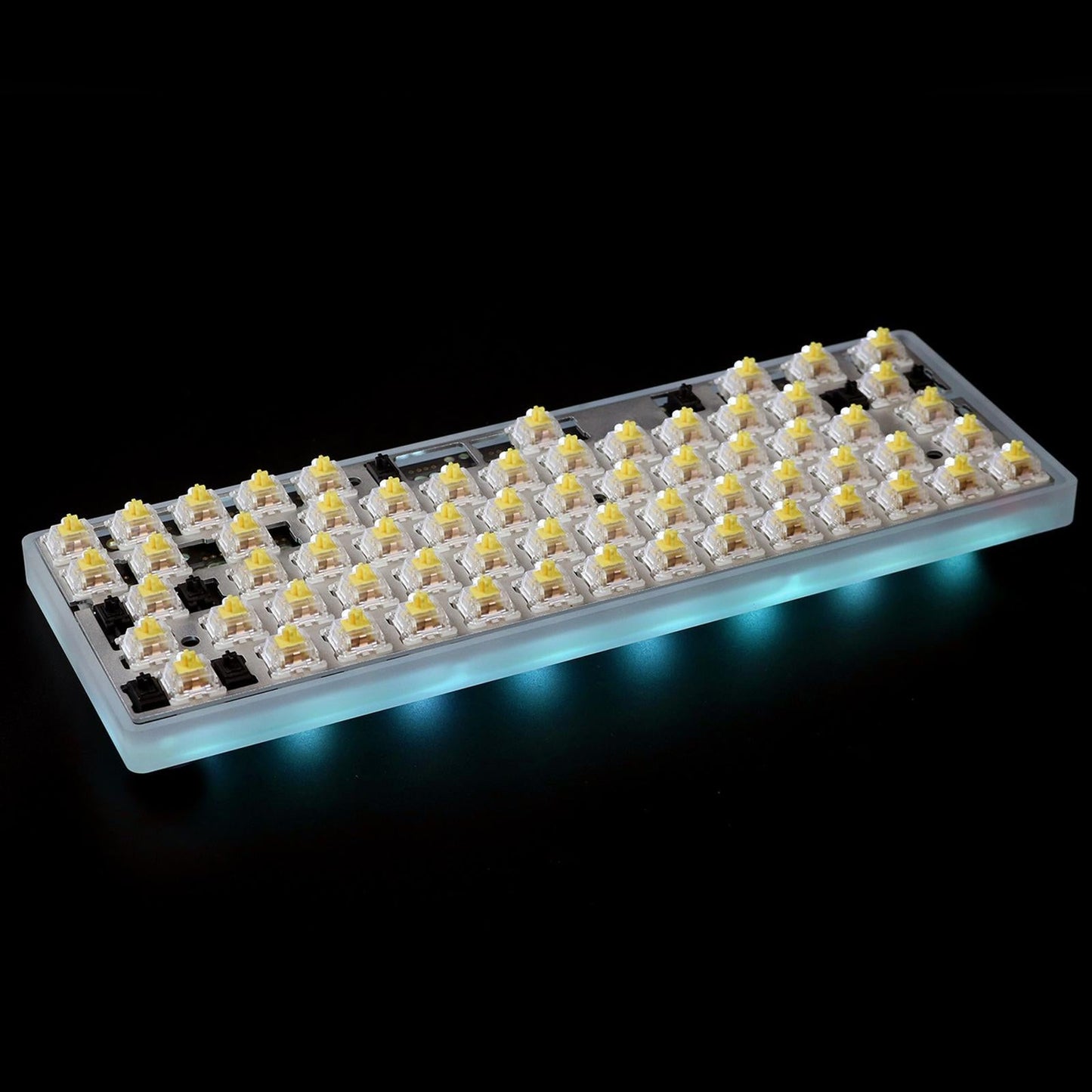 Keyboard Case Frosted Acrylic Shell for 60% DIY GH60 GK61X XS RK61