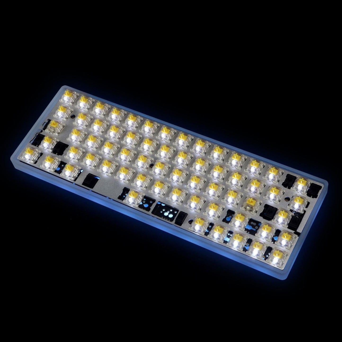 Keyboard Case Frosted Acrylic Shell for 60% DIY GH60 GK61X XS RK61