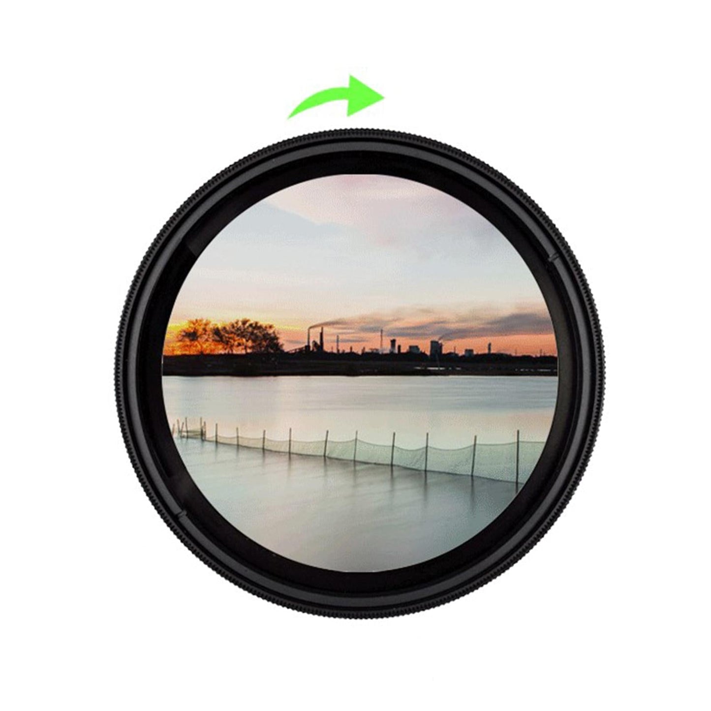 ND2 to ND400 Slim Fader Variable Adjustable ND Filter Optical Glass 52mm