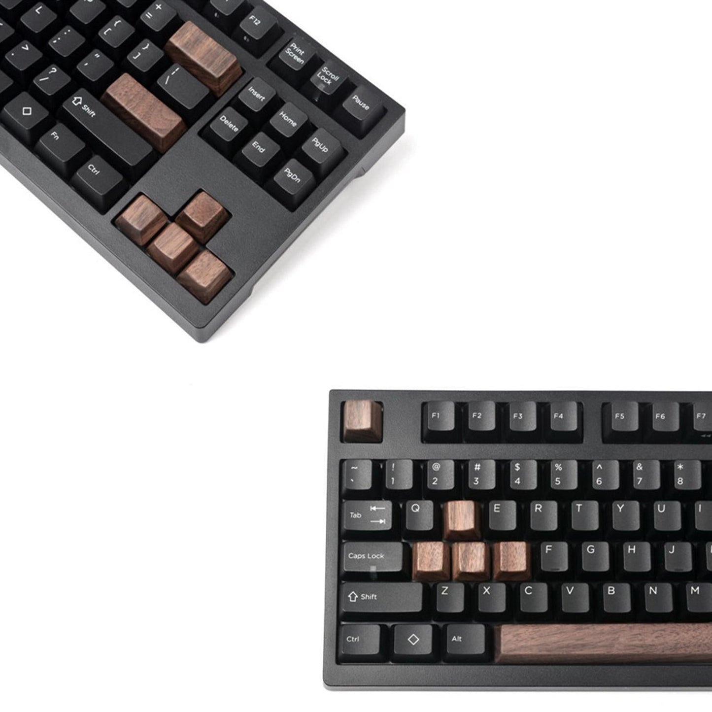 Handmade Black Walnut Wooden Keycap for Cherry MX Keyboard R2