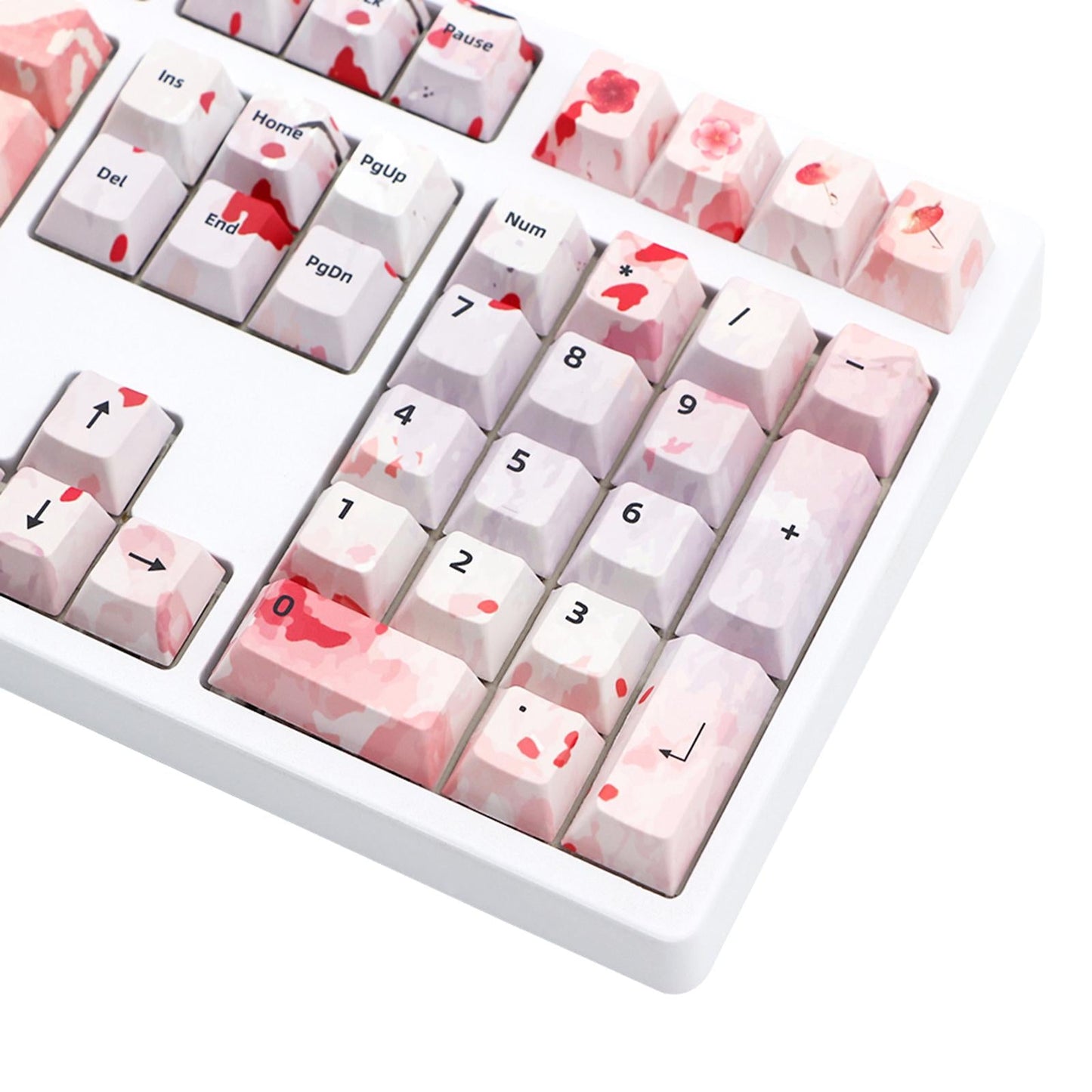 DIY Decorative PBT 108 Keys Keycaps for 61 64 68 Mechanical Keyboard Premium