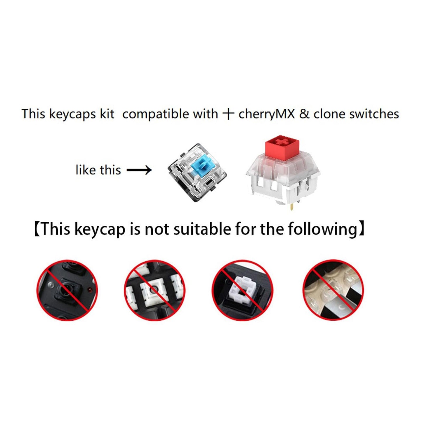 PBT 134 Keys Fruit simple theme Keycaps Kit for Cherry MX Comfortable