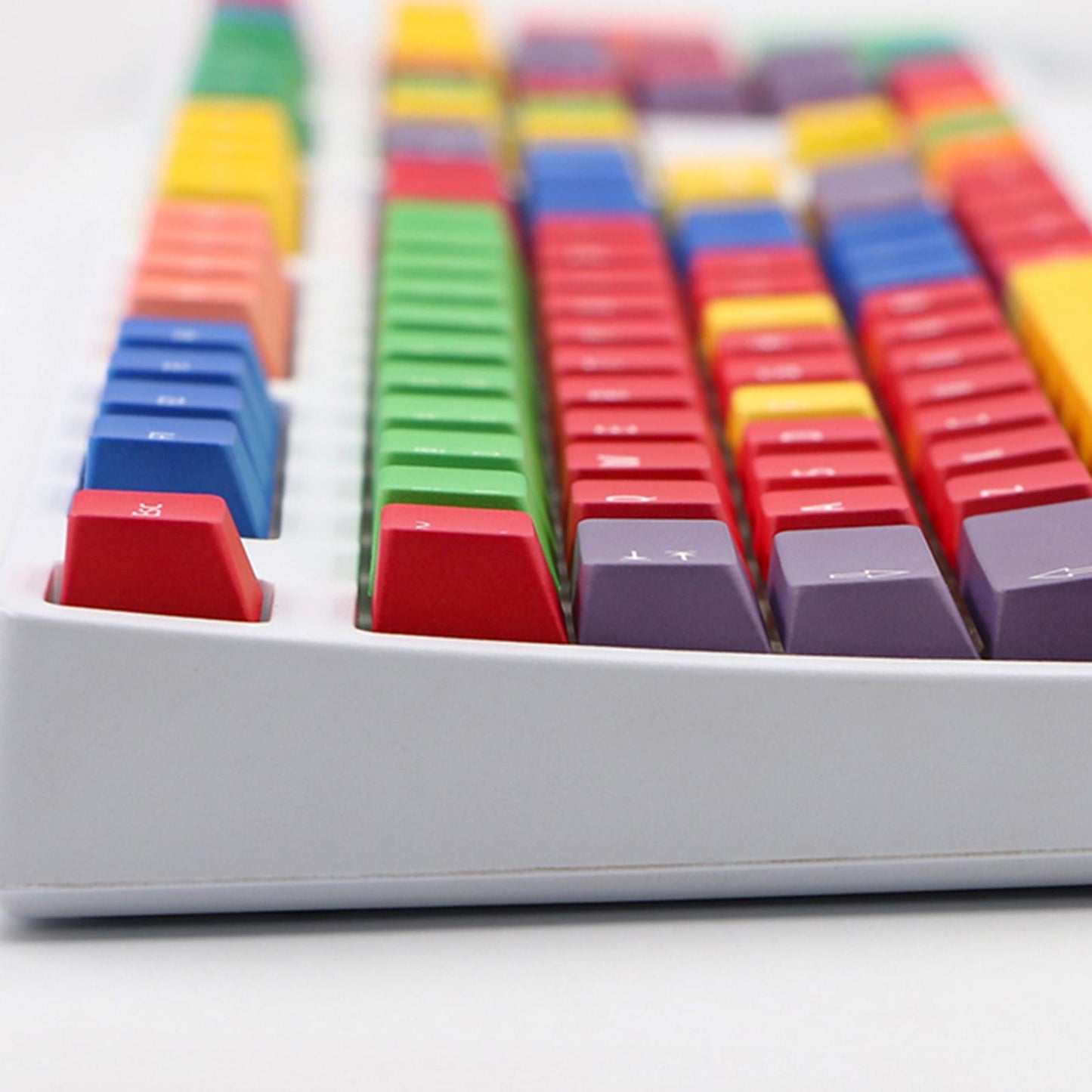 112 Keys PBT Colorful Keycaps Switches for Cherry MX Keys Only Keycaps