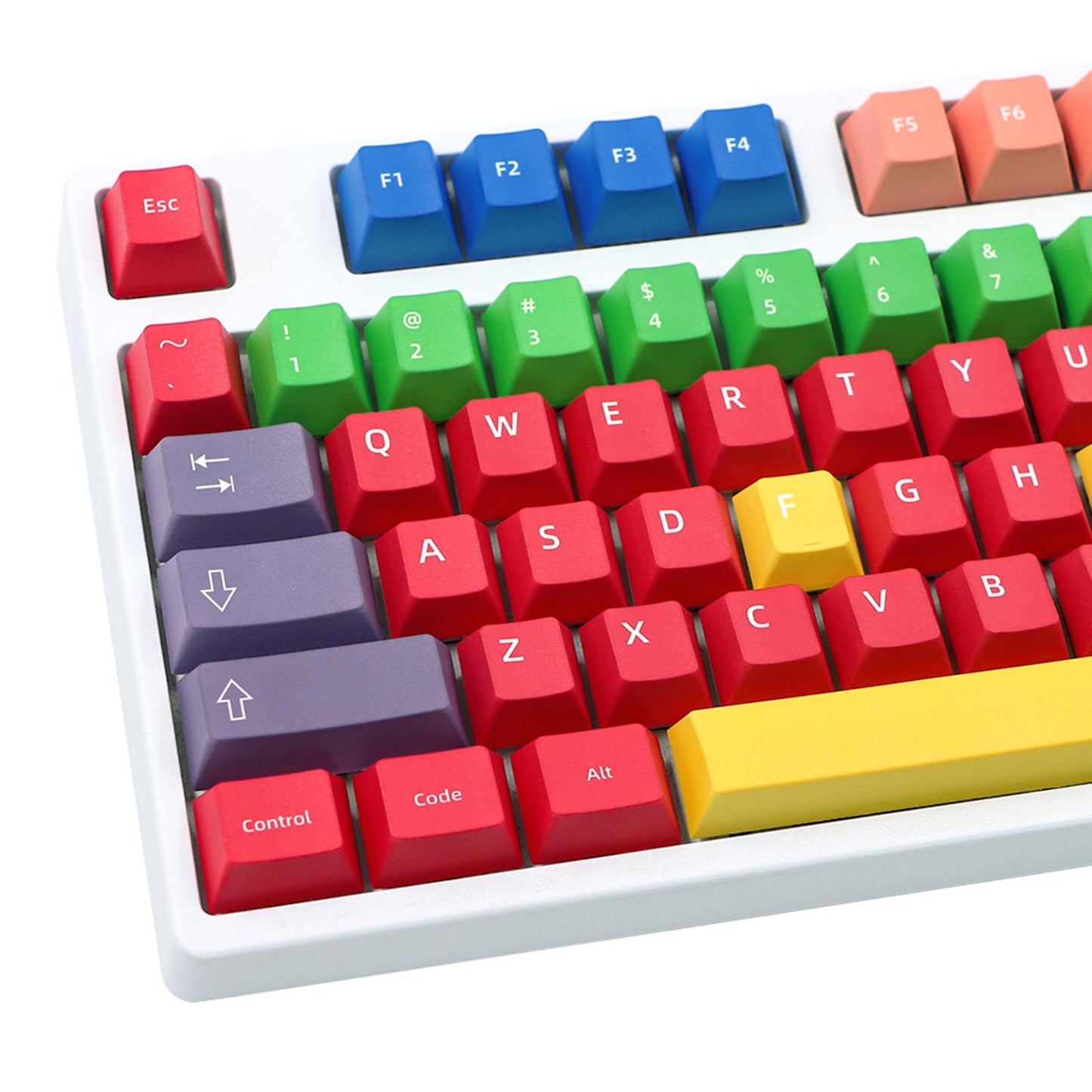 112 Keys PBT Colorful Keycaps Switches for Cherry MX Keys Only Keycaps