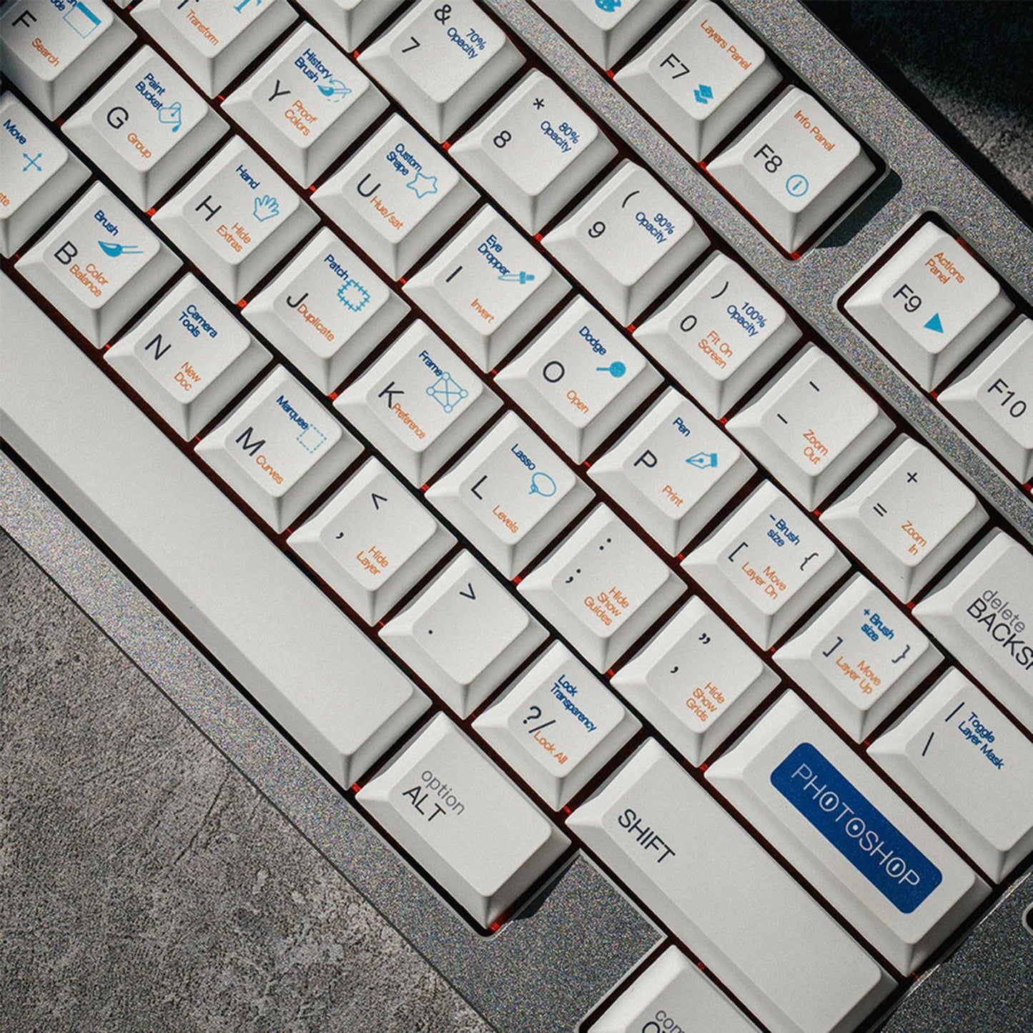 PBT 136 Keys Keycaps Cover for 68 72 87 Gaming Mechanical Keyboard Exquisite