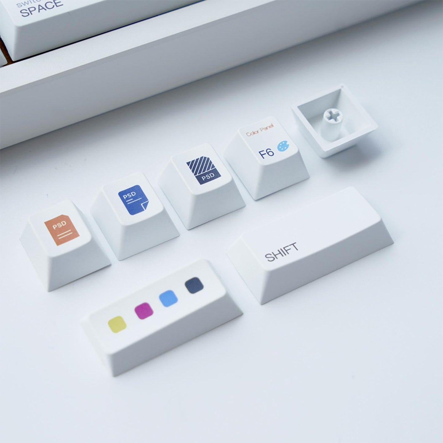 PBT 136 Keys Keycaps Cover for 68 72 87 Gaming Mechanical Keyboard Exquisite