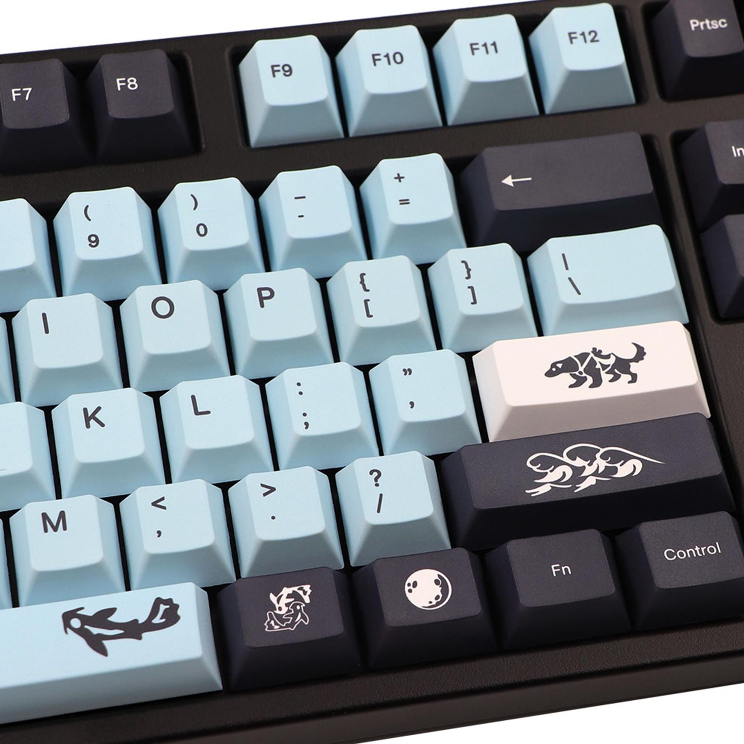 PBT Keycaps DIY Set for Most Gaming Mechanical Keyboards 137 Keys English