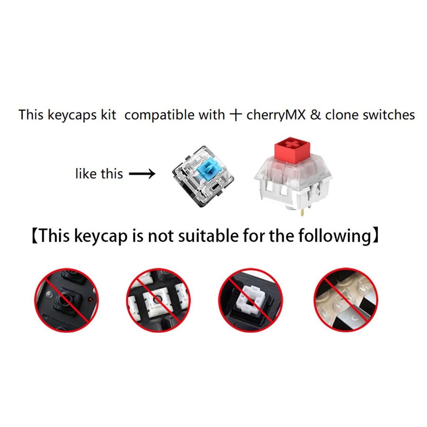 136 Key PBT DYE-Sub Keycap White AI Theme Suitable for Mechanical Keyboards