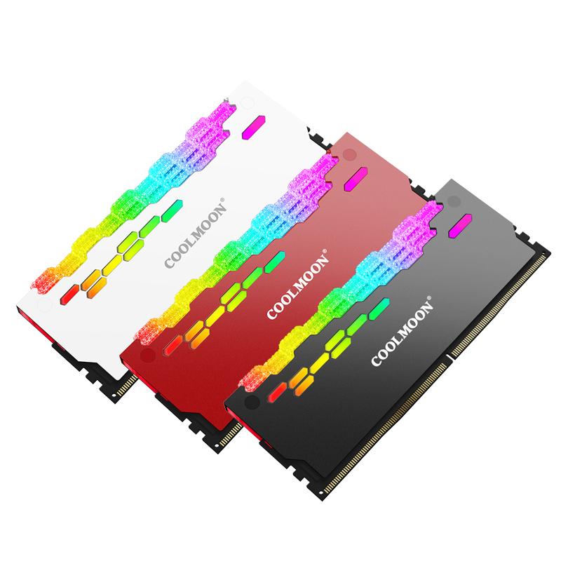 Heatsink Radiator ARGB Shell Heat Sink Spreader RAM Memory for DIY gray